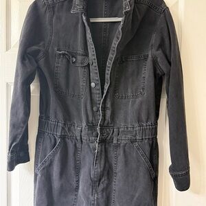 Universal Thread Black Denim Jumpsuit